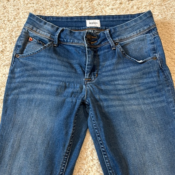 HUDSON 28 Collin Mid-Rise Skinny Jeans in Wonderwall, great pre loved condition - Picture 5 of 10